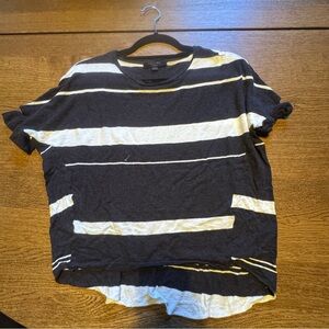 All Saints Black and White Short Sleeve Tees